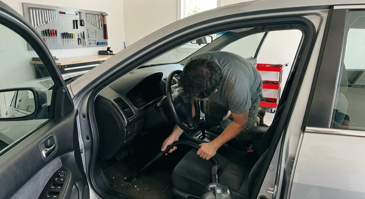 How to Detail Your Car Interior (Right Order) — a spotless detailed car interior, clean dashboard, seats and console