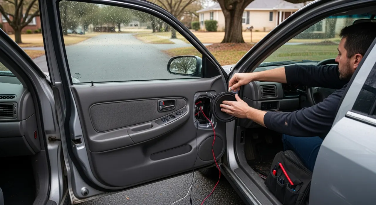 Wireless CarPlay — in use
