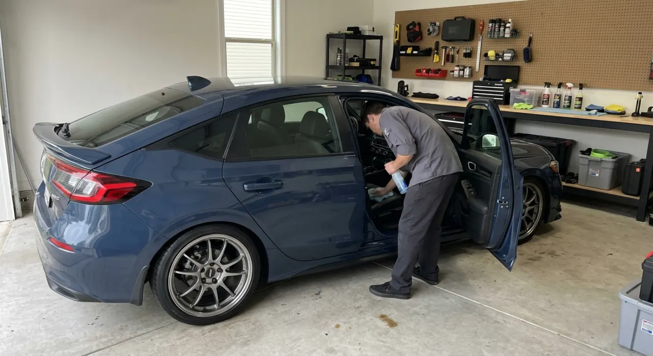 Best Car Vacuums Under $100 — in use on a vehicle