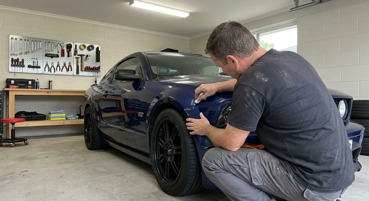 Best Dent Pullers — in use on a vehicle