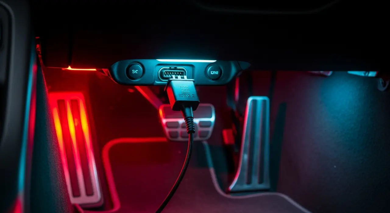 JDM diagnostic connectors side by side