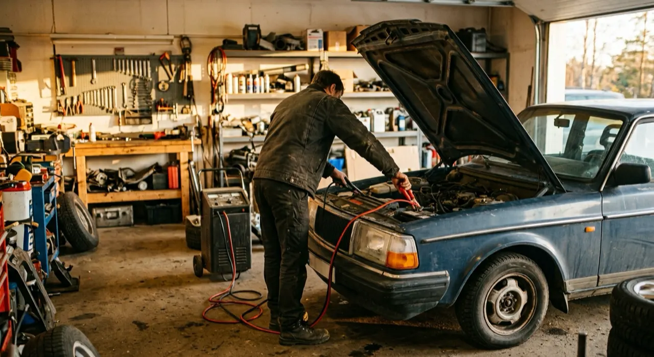 Best Solar Battery Maintainers — in use on a vehicle