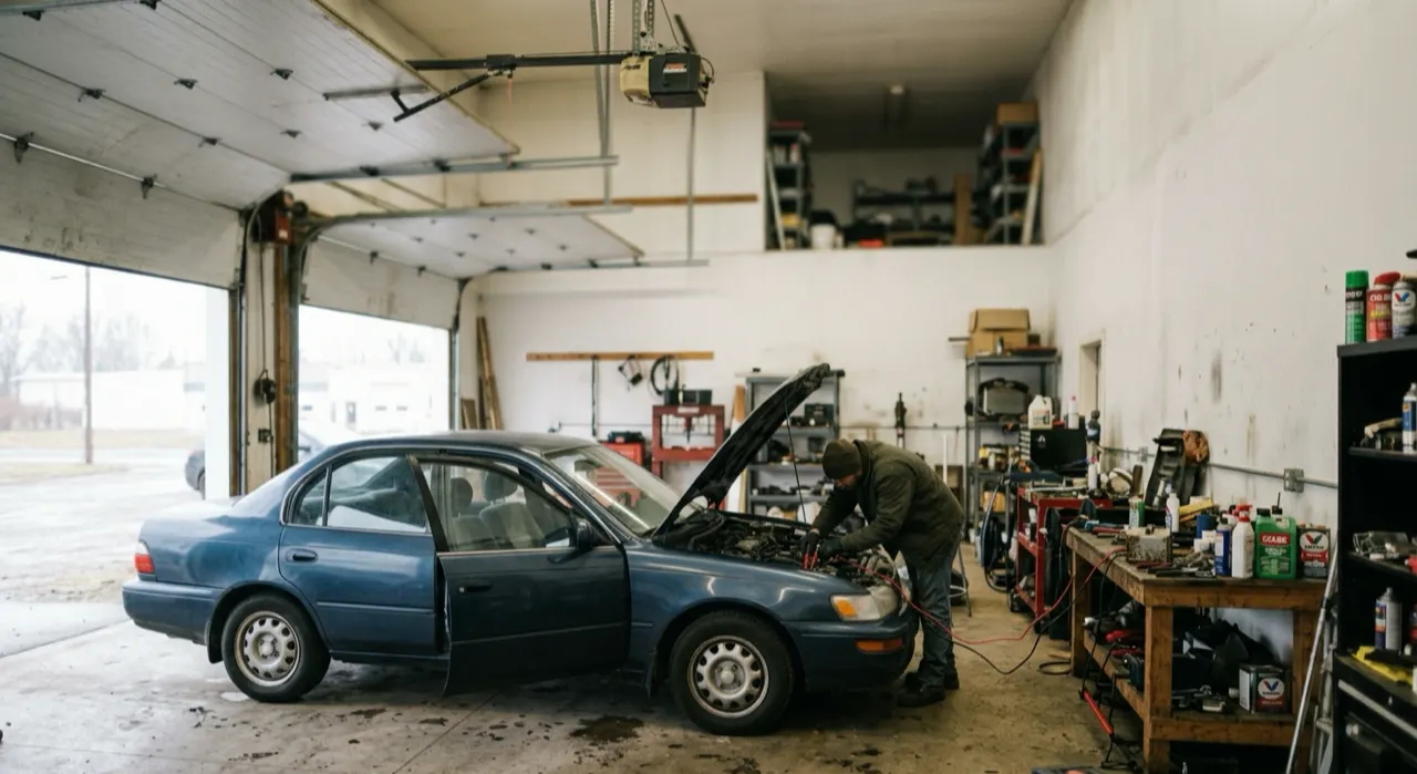 Best 12V Battery Chargers — in use on a vehicle
