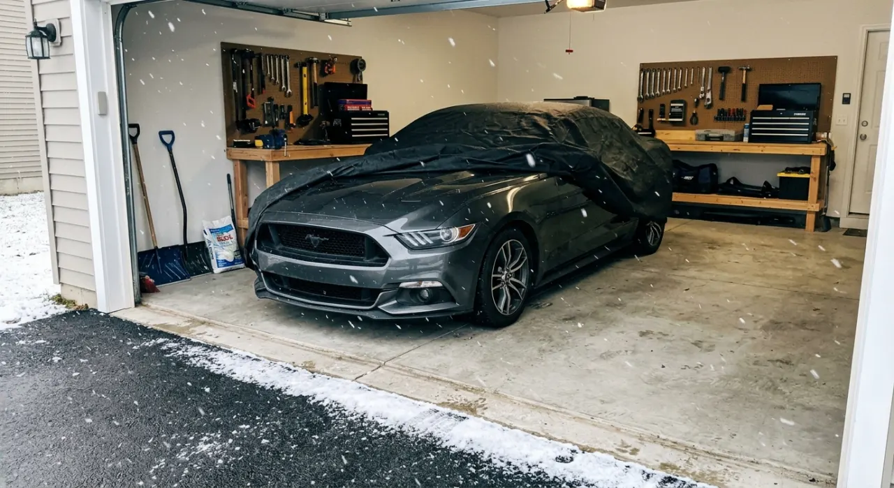 Best Car Cover for Snow — the full job in progress