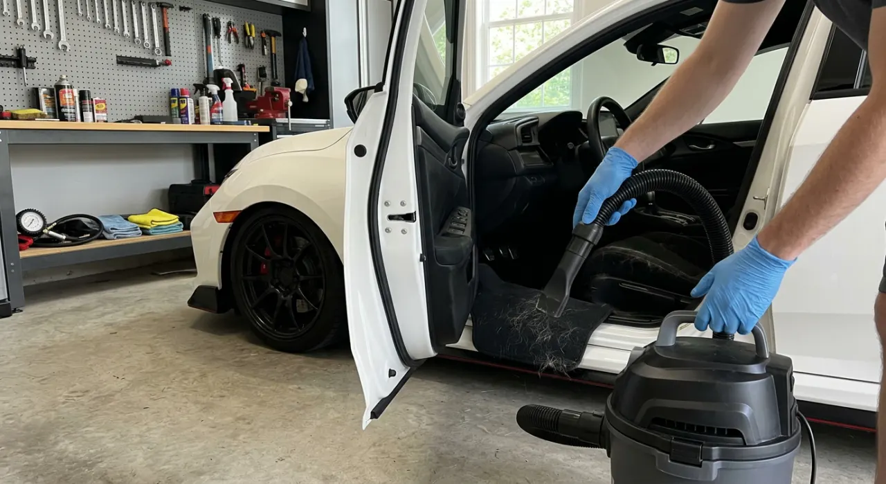 Best Car Vacuums for Pet Hair — the full job in progress