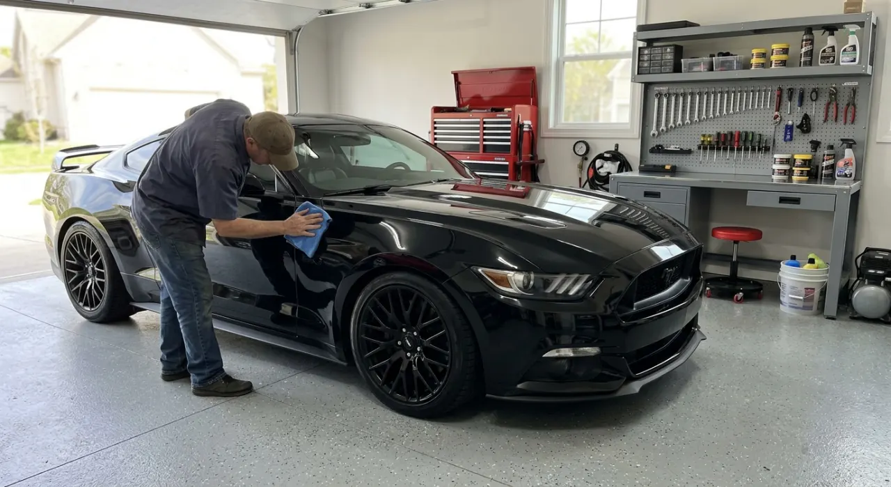 Best Car Wax Under $20 — in use on a vehicle