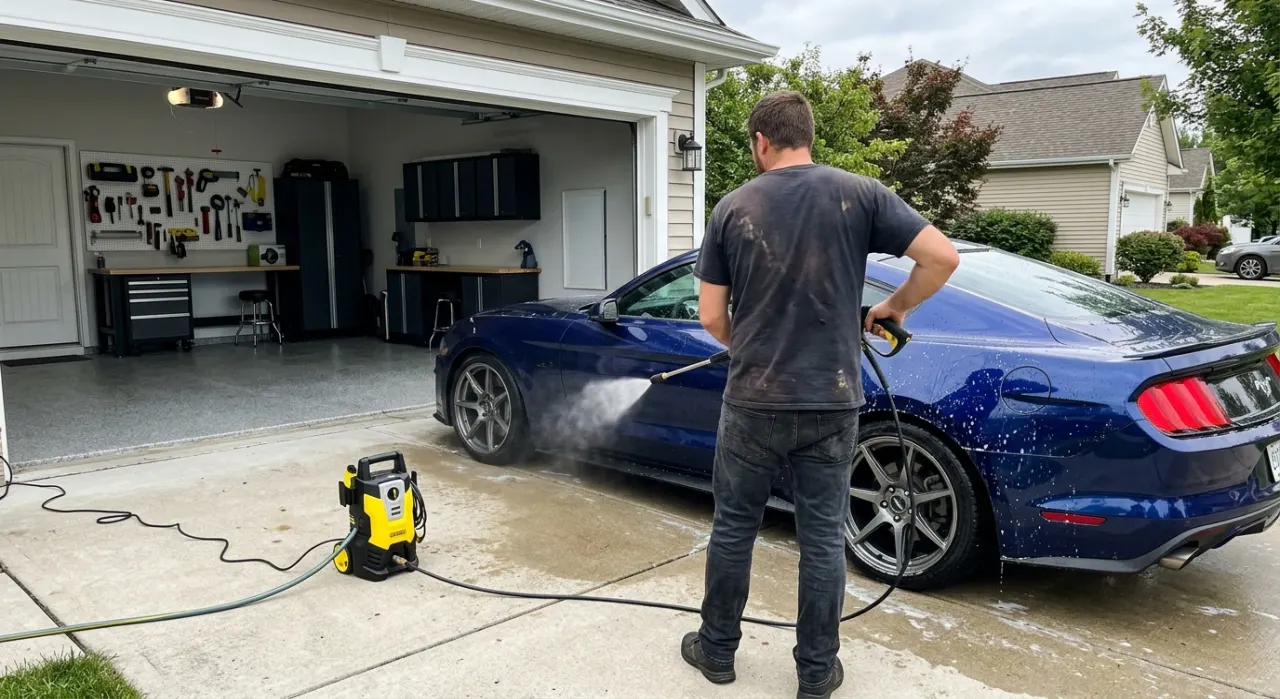 Best Electric Pressure Washer for Car Washing — the finished result