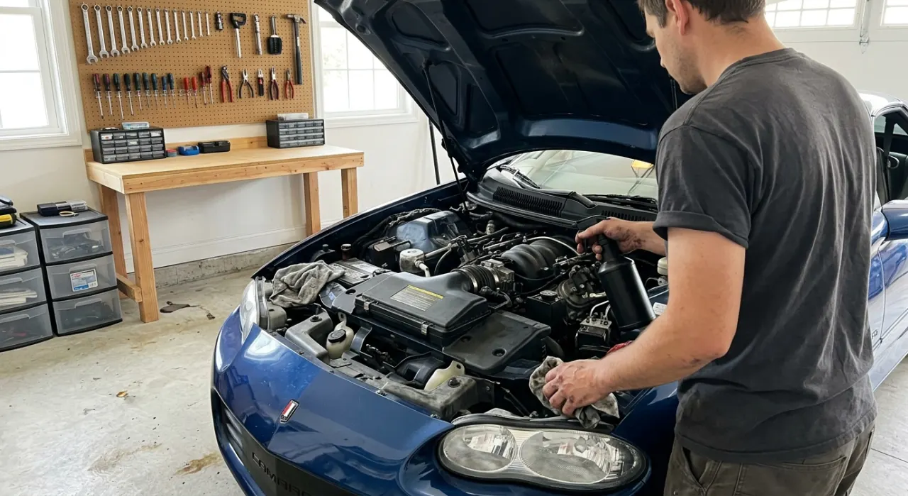 Best Engine Degreaser — being worked on, seen from behind