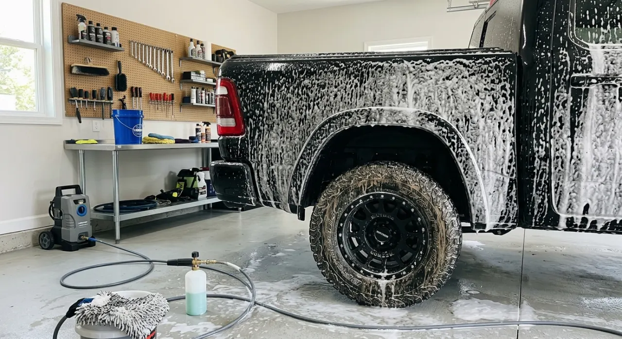 Best Foam Cannon — the full job in progress