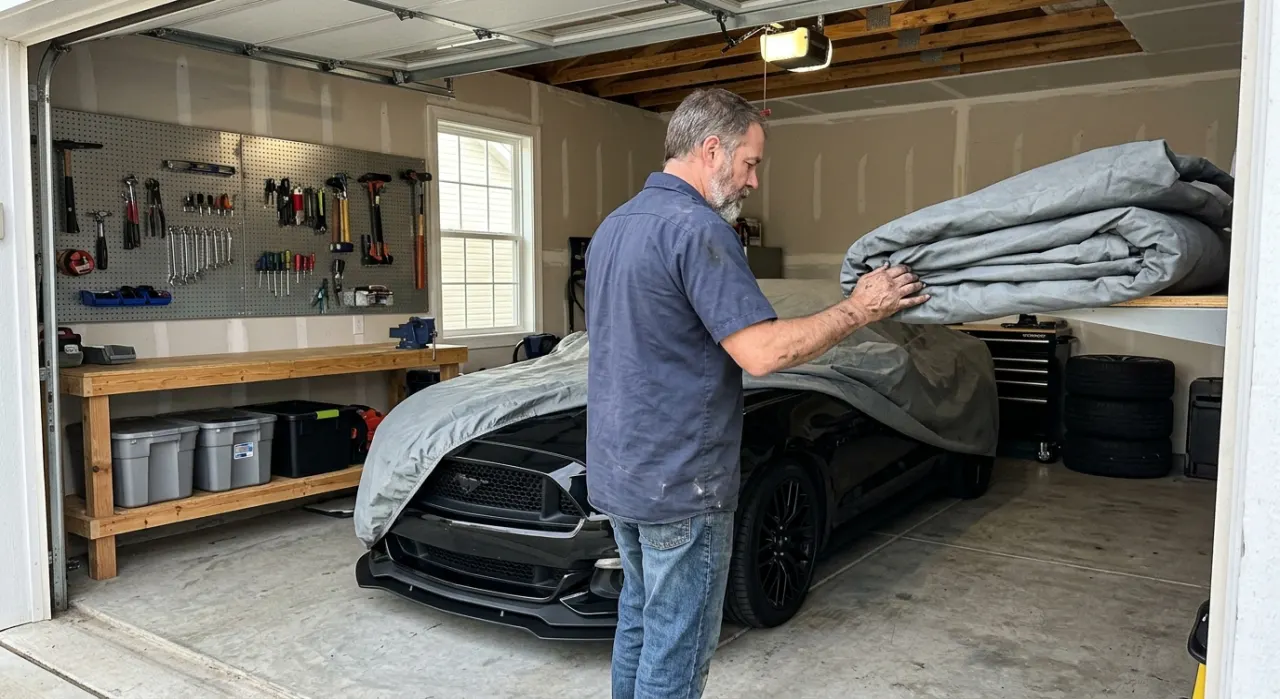 Best Premium Car Covers — in use on a vehicle