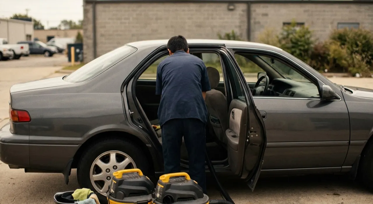 Best Shop Vacs for Car Detailing — the full job in progress