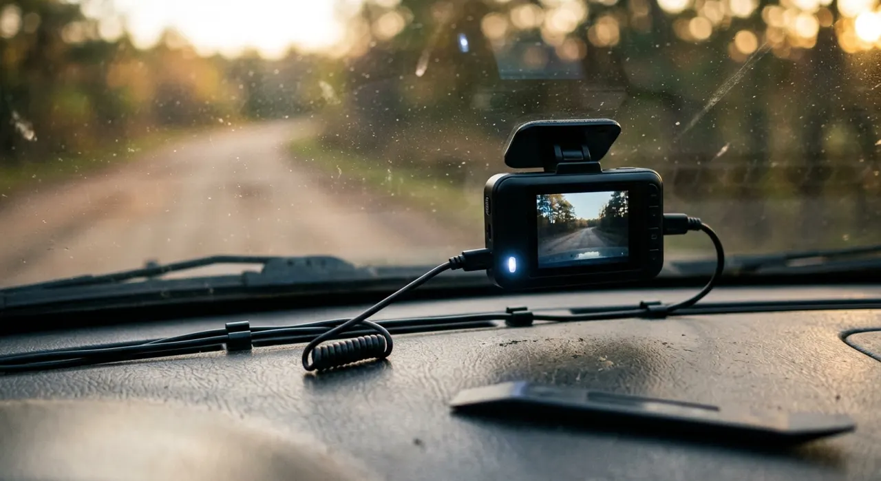 Best Dash Cams Under $100 — in use on a vehicle