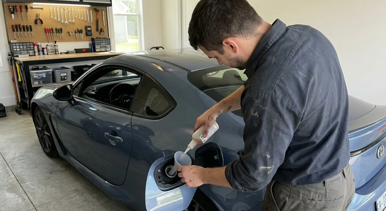 Best Fuel Stabilizers — being worked on, seen from behind