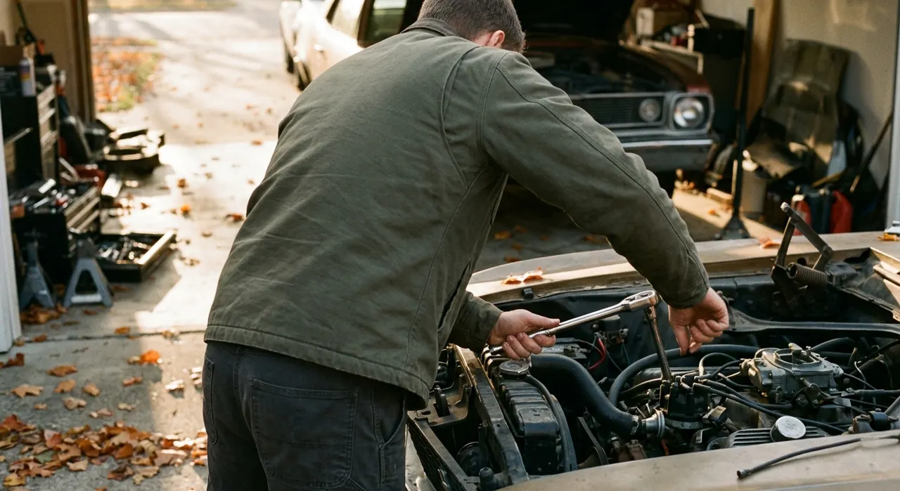 LED Work Light vs Halogen — in use on a vehicle
