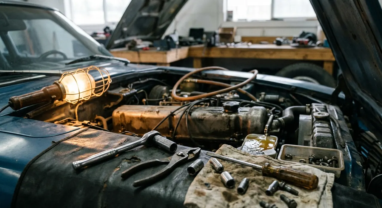 Aluminum vs Steel Floor Jack — in use on a vehicle