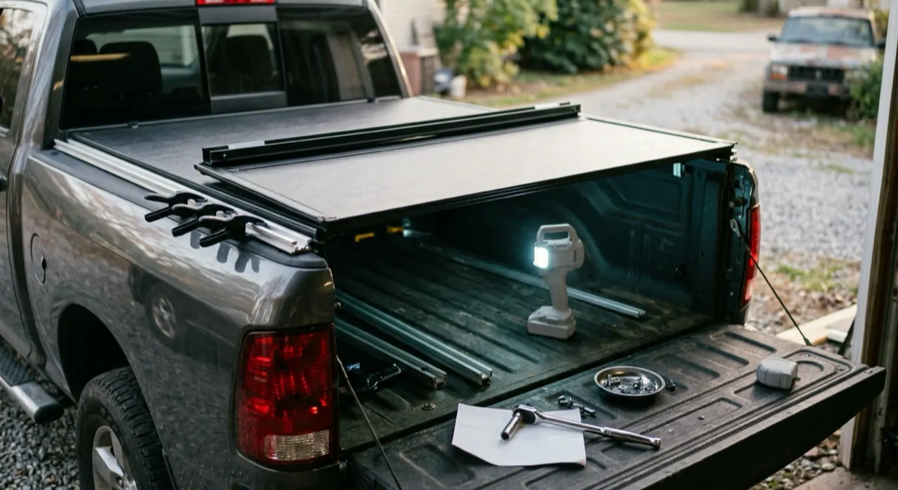 Best Tri-Fold Tonneau Covers — the full job in progress