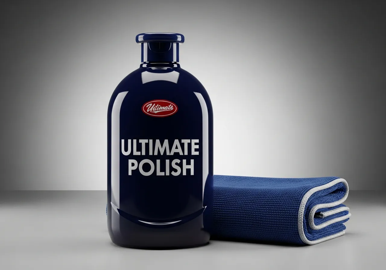 A dual-action car polisher and polish on a workbench, our top-rated buffer for 2026