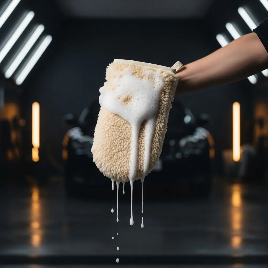 Genuine Sheepskin Wash Mitt