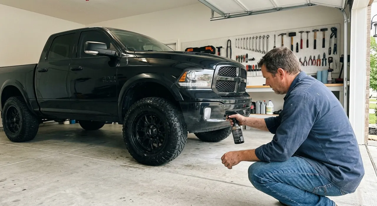 Iron Remover for Wheels (When You Need It) — a gleaming clean alloy car wheel with a freshly dressed glossy black tire